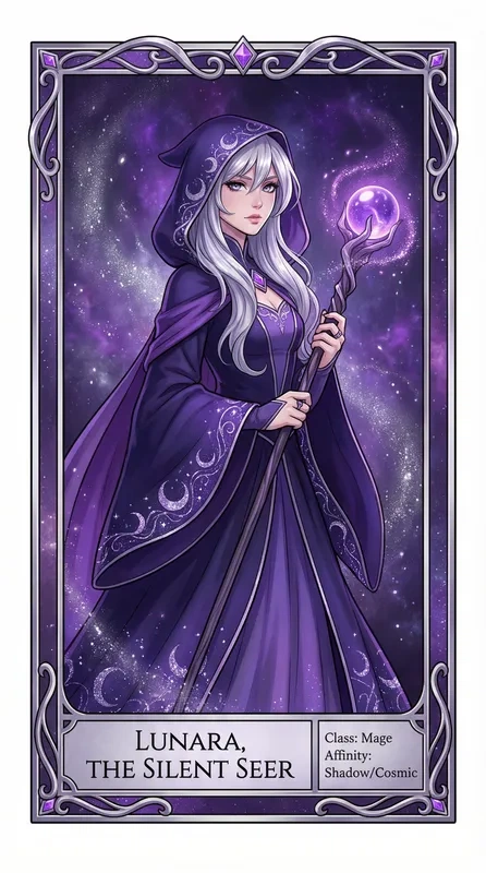 社区粉丝创作月影法师同人画