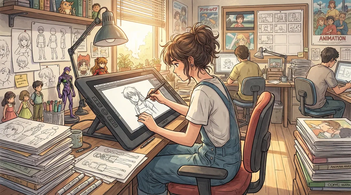 《画笔与梦想》动漫作品封面——火影同人治愈作品